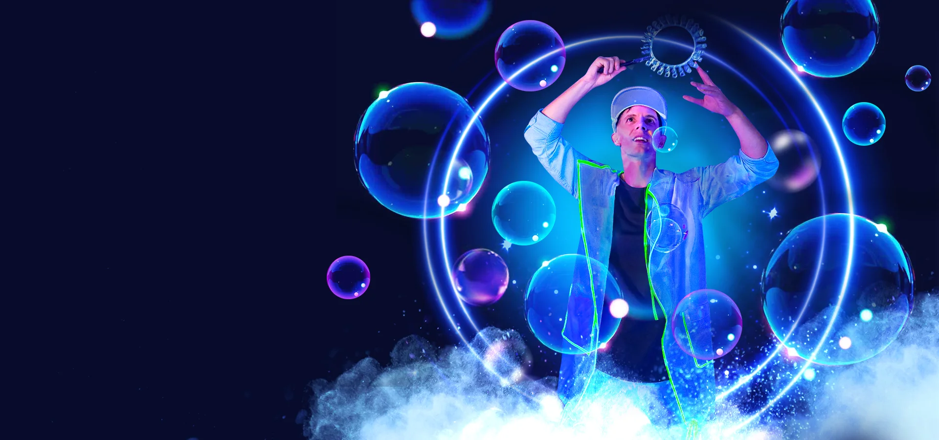 Neon Bubble show